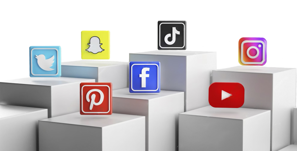 Platforms with a wide audience such as Instagram, YouTube, TikTok, and Facebook